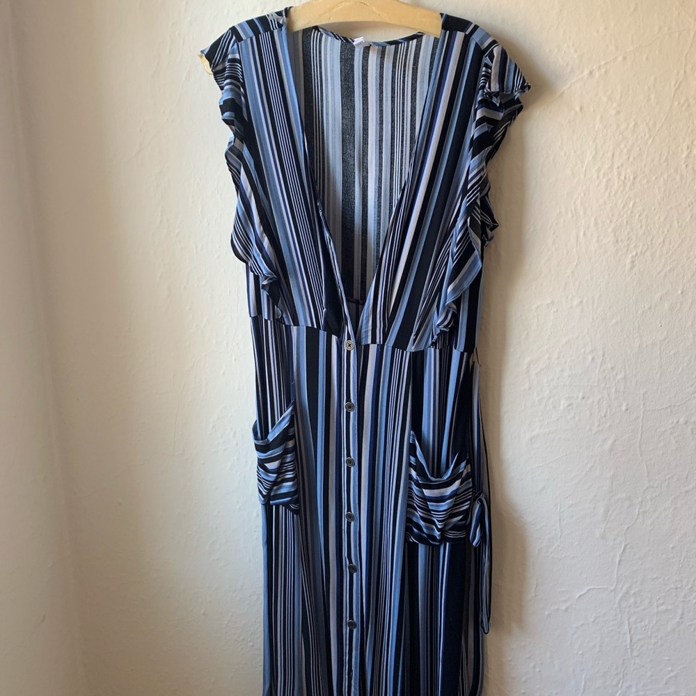 Xhilaration Striped Midi Dress - Picture 2 of 5